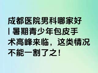 成都医院男科哪家好 | 暑期青少年包皮手术高峰来临，这类情况不能一割了之！