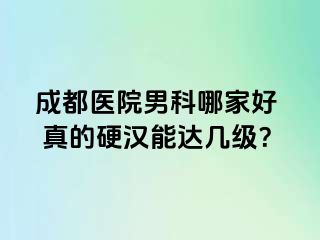 成都医院男科哪家好  真的硬汉能达几级？